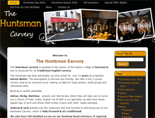 Tablet Screenshot of huntsmancarvery.co.uk